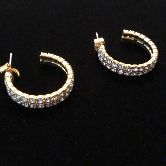 Crystal Hoops - Picture 2 of 5